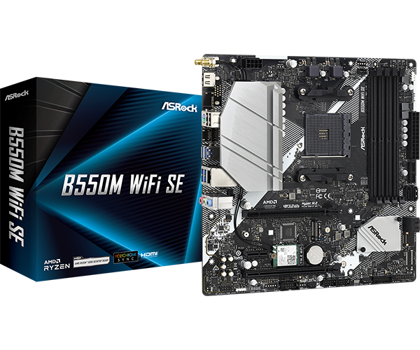 ASROCK B550M WIFI SE MOTHERBOARD