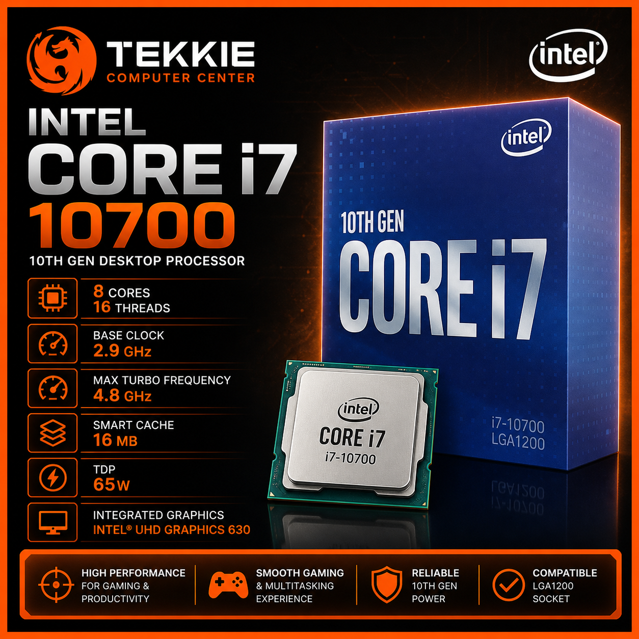 INTEL CORE I7-10700