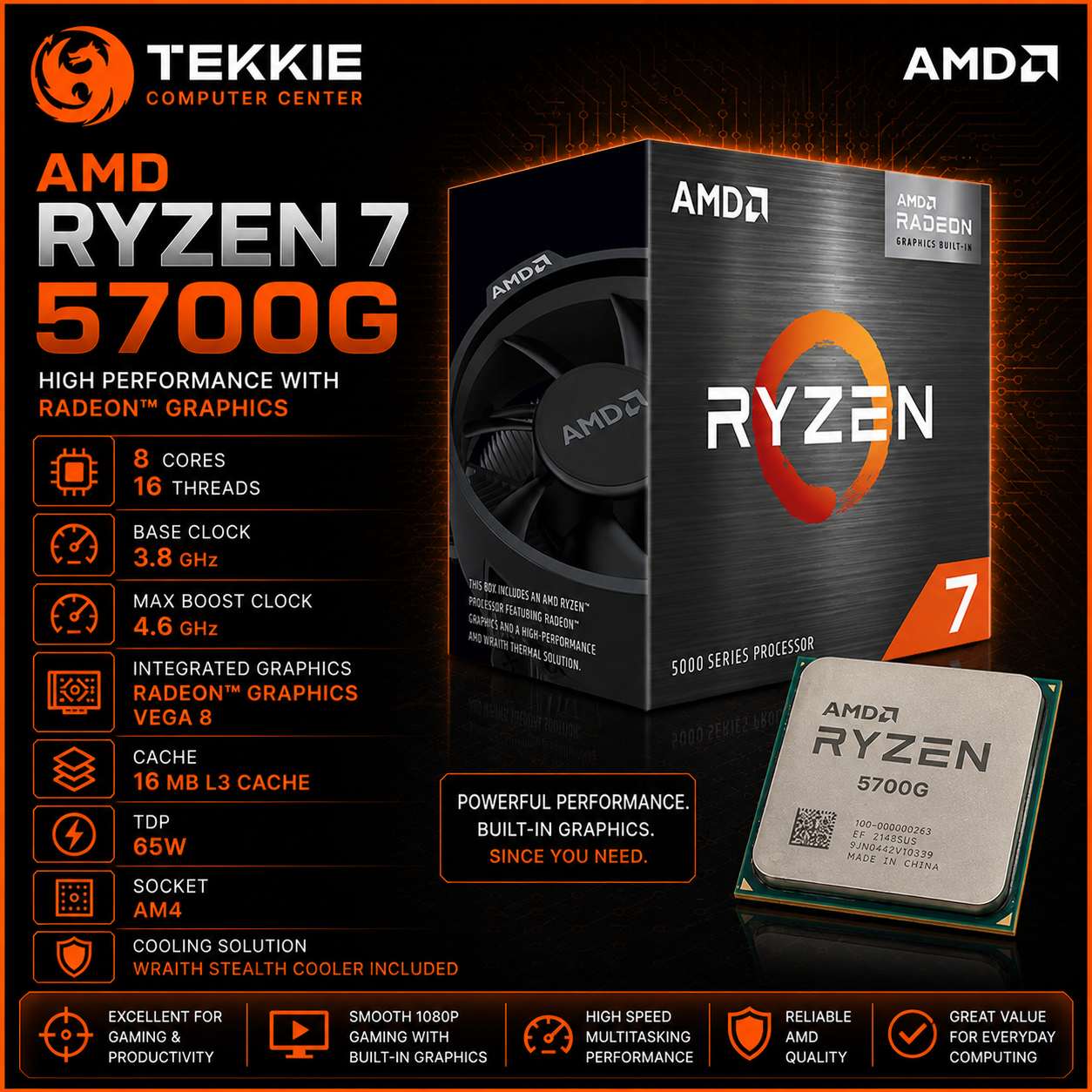 AMD RYZEN 7 5700G