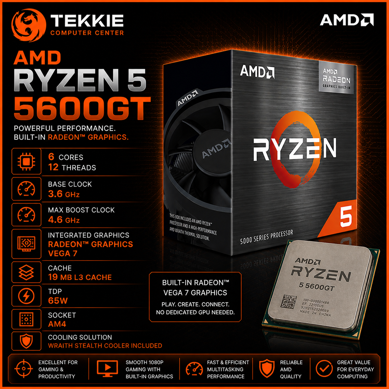 AMD RYZEN 5 5600GT