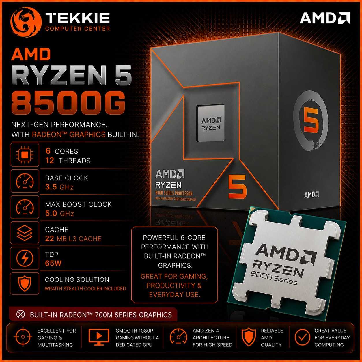 AMD RYZEN 5 8500G