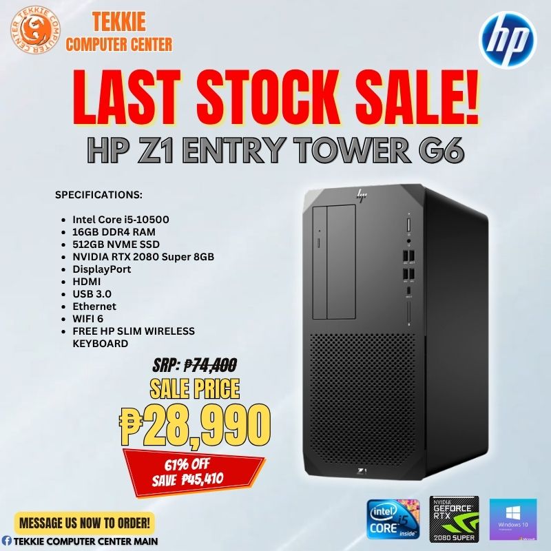 HP Z1 ENTRY TOWER G6