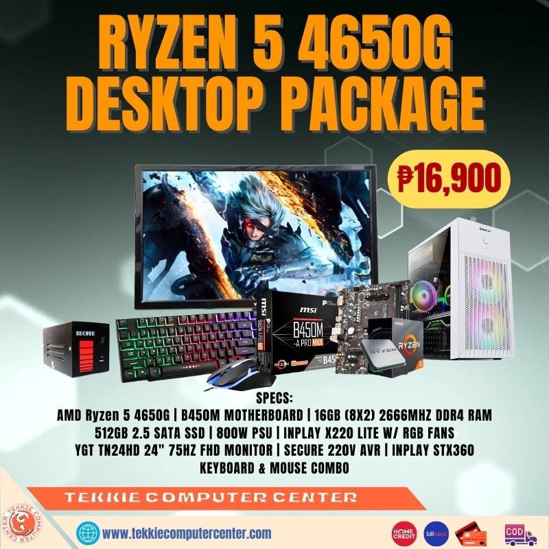 RYZEN 5 4650G DESKTOP PACKAGE