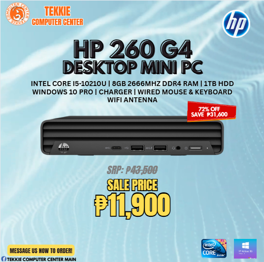 HP 260 G4 DESKTOP MINI PC