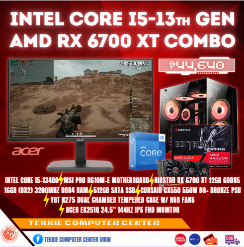 I5-13th Gen & RX 6700 XT Combo!
