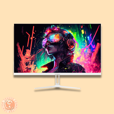 NVISION N2410 24INCH 100HZ FRAMELESS MONITOR WHITE